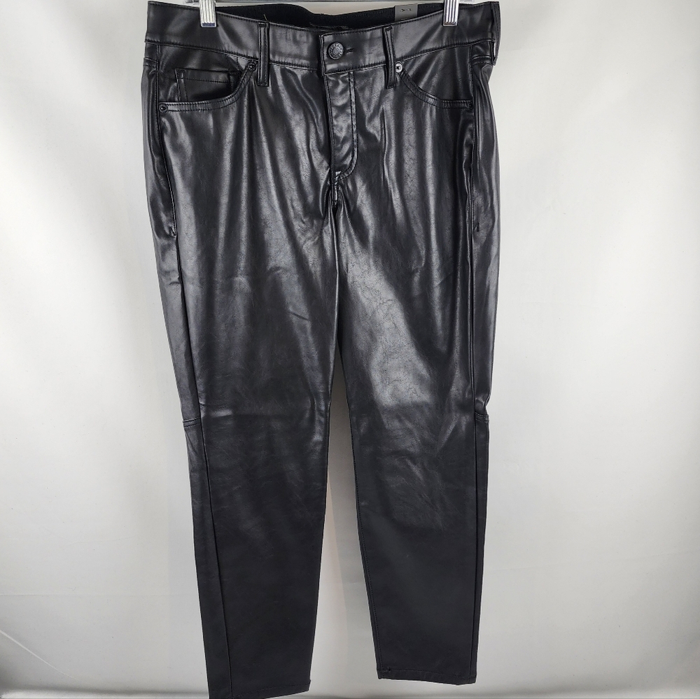 Torrid Pants Womens Size 12R Perfect Skinny Faux Leather Mid Rise Black NWT